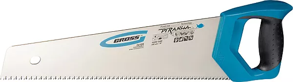 Ножовка по дереву "PIRANHA" 500 мм 7-8 TPI зуб - 3D каленый зуб 2-х комп. рук-ка GROSS 24101 купить в Ижевске