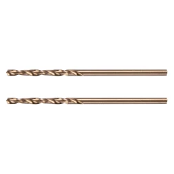 Сверло по металлу, 2 мм, HSS Co-8%, 2 шт.// Denzel 71403