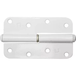 Петля накладная стальная &quot;ПН-110&quot;, цвет белый, правая, 110мм 37651-110R