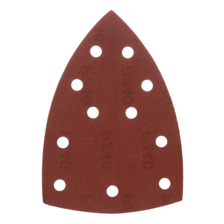 Треугольник абразивный на ворc. подложке под &quot;липучку&quot;, перф., P 240, 150х150х100 мм, 5 шт. Denzel 738667 купить в Ижевске