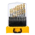 Набор сверл по металлу Denzel 723003, 1-10 мм, Р6М5-TiN, Golden Tip, 19 шт купить в Ижевске