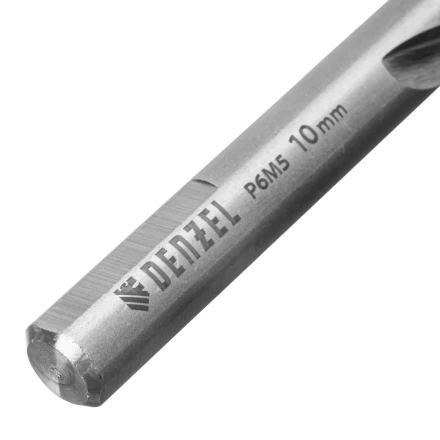 Набор сверл по металлу Denzel 723003, 1-10 мм, Р6М5-TiN, Golden Tip, 19 шт купить в Ижевске