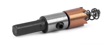 HSS-TiN коронка MESSER  13мм с центр. сверлом и толкающей пружиной для  лист. материала  до 2 мм ц/х купить в Ижевске