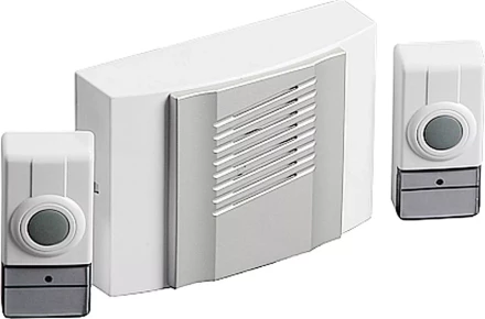 Звонок СВЕТОЗАР "ДУЭТ" радиочастотный беспроводной, 4 мелодии, 2 кнопки, 4,5В SV-58068 купить в Ижевске