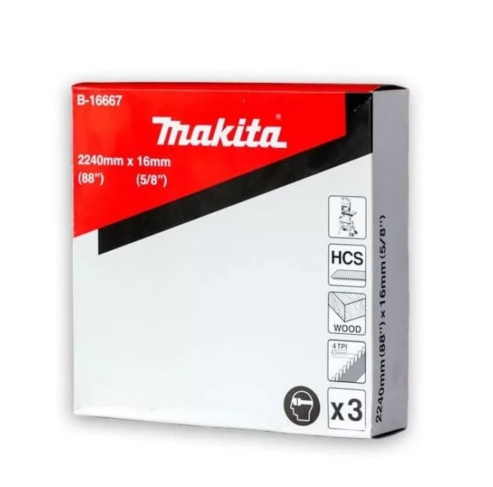 Набор полотен Makita B-16667 для ленточной пилы купить в Ижевске