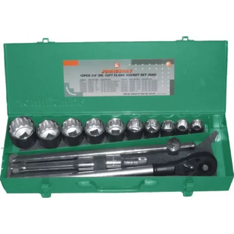 Набор головок торцевых  3/4"DR  7/8"  2" 15предметов Jonnesway S04Н6415S 48501 купить в Ижевске