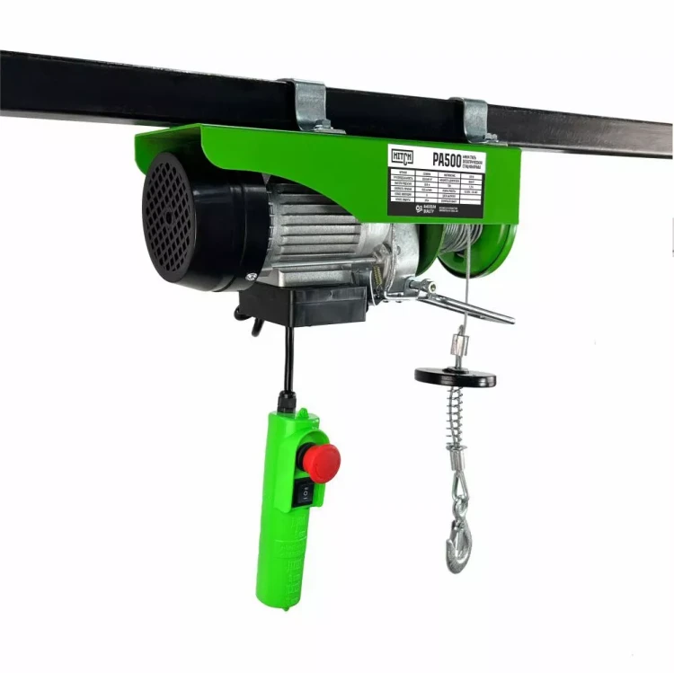 Мини таль электрическая стационарная HITCH РА250 125/250кг 12/6м 220В (SZ086105) купить в Ижевске