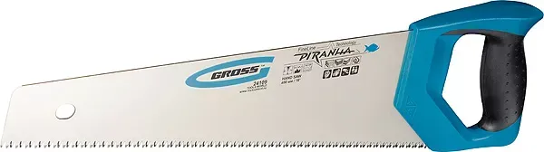 Ножовка по дереву "PIRANHA" 550 мм 7-8 TPI зуб - 3D каленый зуб 2-х комп. рук-ка GROSS 24102 купить в Ижевске