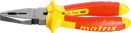 Плоскогубцы комбинированные  Insulated 180мм двухкомпонентные рукоятки MATRIX PROFESSIONAL 16903 купить в Ижевске