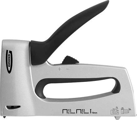 Степлер мебельный алюминиевый корпус тип скобы 13 53 300 6-10 мм GROSS 41001 купить в Ижевске