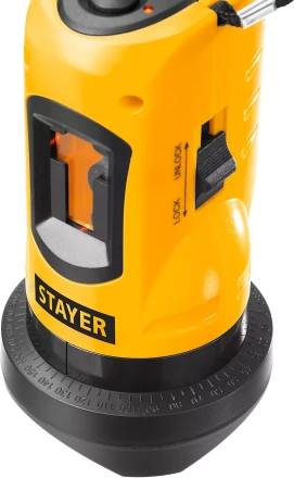 Нивелир лазерный линейный SLL-2, STAYER 34960-H2, штатив, кейс, 10м, точн. +/-0,5 мм/м 34960-H2 купить в Ижевске