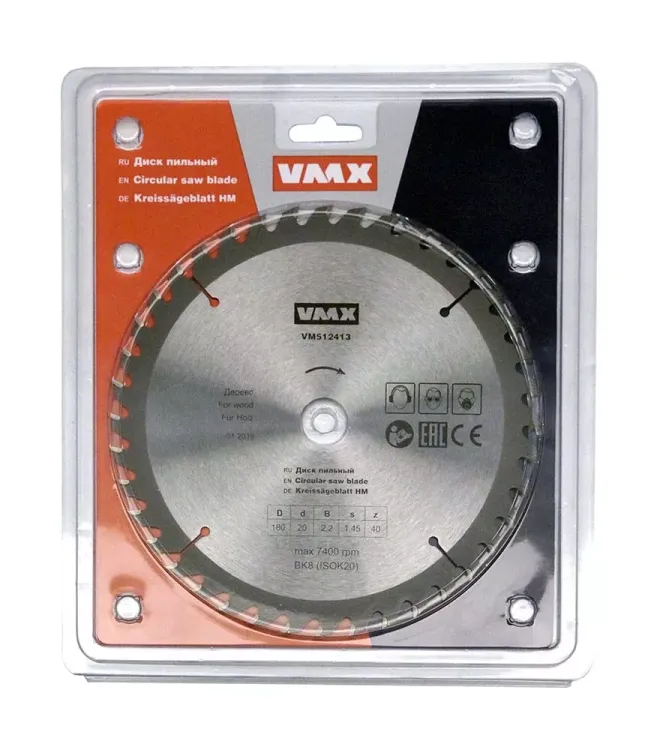 Диск пильный ф180х20 z40 дерево VMX 512413 купить в Ижевске