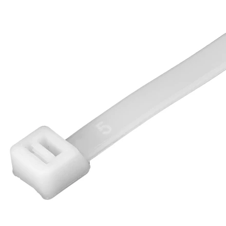 Хомуты, 500 х 8 мм, пластиковые, белые, 50 шт Сибртех 45589 купить в Ижевске