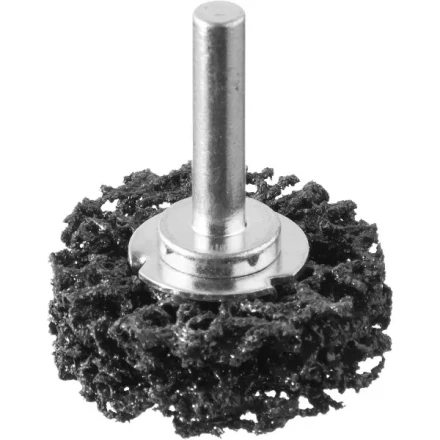 ЗУБР &quot;ПРОФЕССИОНАЛ&quot;. Щетка дисковая для дрели, нейлоновая проволока с абразивным покрытием, с открытой агрессивной структурой, 38мм 35162-038_z01 купить в Ижевске