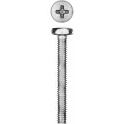 Винт DIN 7985 M4x30мм, 10шт, кл. пр. 4.8, оцинкованный, ЗУБР 303156-04-030