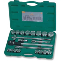 Набор головок торцевых 3/4"DR  7/8"  2" 22предмета  Jonnesway S04Н6422S 48502