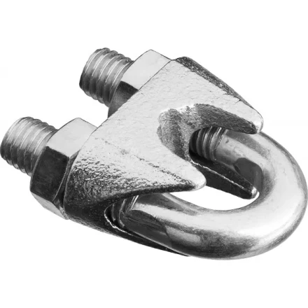 Зажим троса DIN 741, оцинкованный, 8мм, 60 шт, STAYER Master 30535-08 30535-08 купить в Ижевске