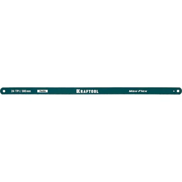 Полотно гибкое Max Flex, KRAFTOOL 15941-24-S10, безопасное, с волнообразной разводкой, 24 TPI, 10шт, 300мм 15941-24-S10 купить в Ижевске