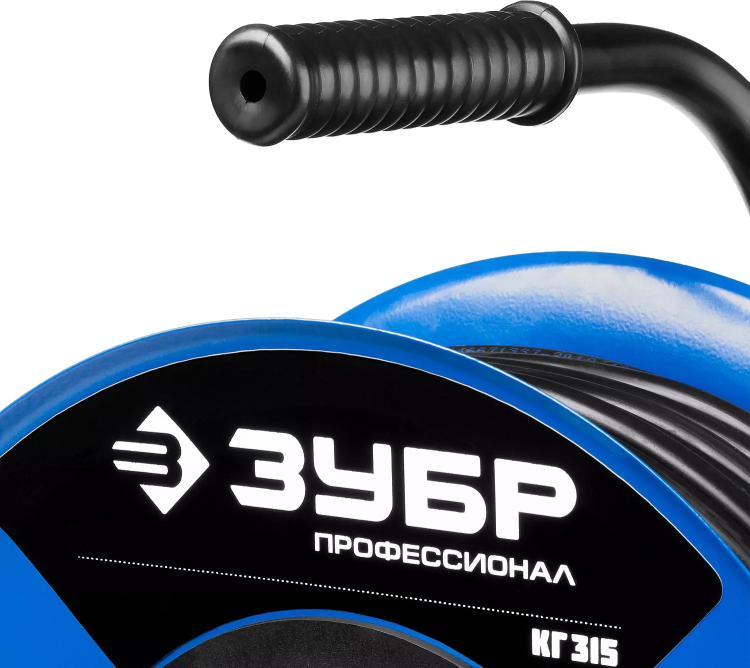Удлинитель на катушке "КГ 315", 30 м, 3700 Вт, 4 гнезда, IP44, КГ 3х1,5 кв мм, ЗУБР 55080-30 купить в Ижевске