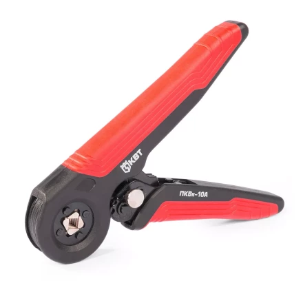 Пресс-клещи КВТ ПКВк-10А для опрессовки втулочных наконечников до 10 мм (101397) купить в Ижевске