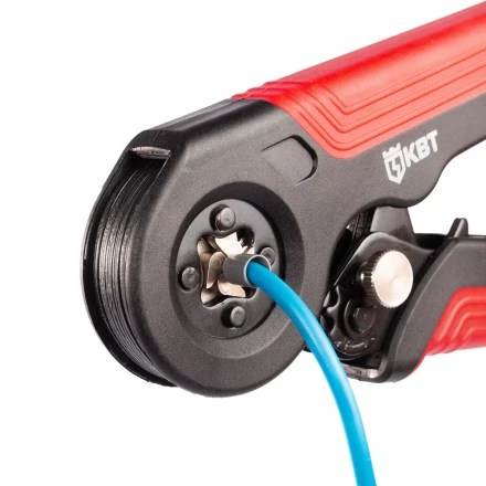 Пресс-клещи КВТ ПКВк-10А для опрессовки втулочных наконечников до 10 мм (101397) купить в Ижевске