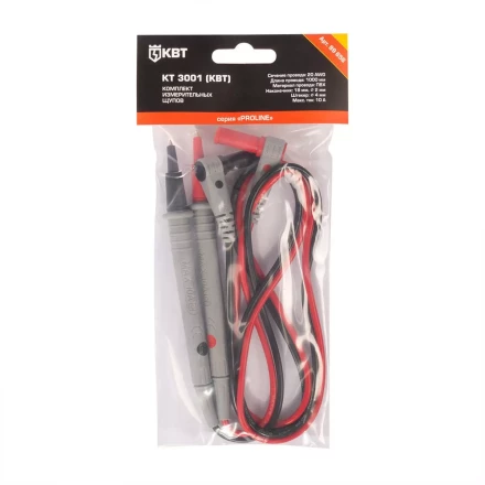 Комплект измерительных щупов КВТ КТ 3001 PROLINE 1000 мм, 20 AWG, 2 мм (89656) купить в Ижевске
