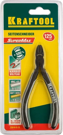 Бокорезы KRAFTOOL &quot;KarbMax&quot; с твердосплавными вставками, покрытие оксидированное с полировкой, 125мм 22018-5-13 купить в Ижевске