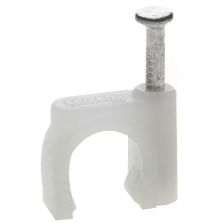 ЗУБР &quot;МАСТЕР&quot;. Скоба-держатель для круглого кабеля, с оцинкованным гвоздем, 6 мм, 50 шт 45111-06 купить в Ижевске