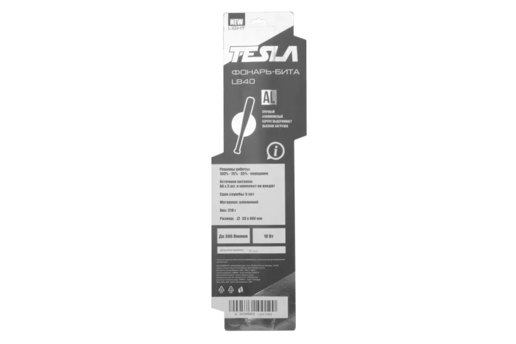 Фонарь-бита TESLA LB-40 33х400 мм купить в Ижевске