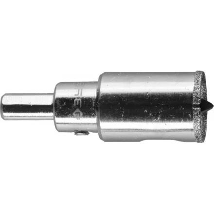 Коронка ЗУБР алмазная в сборе по кафелю, керамике с центрирующим сверлом и имбусовым ключом, зерно 60, 24мм 29850-24 купить в Ижевске