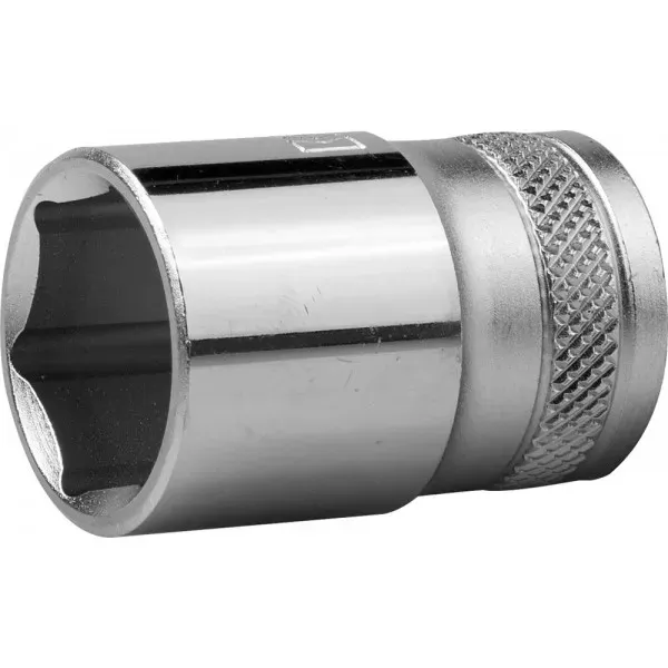 Торцовая головка KRAFTOOL "INDUSTRIE QUALITAT", Cr-V, FLANK, хромосатинированная, 1/2", 18 мм 27805-18_z01 купить в Ижевске