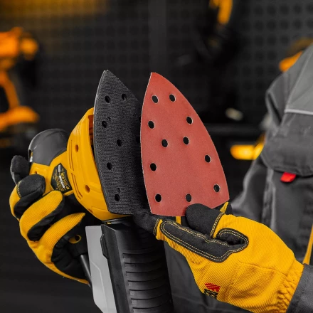 Треугольник абразивный на ворc. подложке под &quot;липучку&quot;, перф., P 600, 150х150х100 мм, 5 шт. Denzel 738697 купить в Ижевске