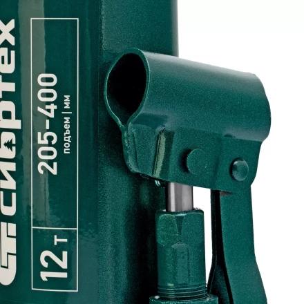 Домкрат гидравлический бутылочный Сибртех 50807, 12 т, 205-400 мм купить в Ижевске