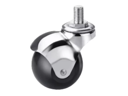 Колесо мебельное поворотное резиновое SCmt 25 50 мм с болтом 1027290 купить в Ижевске