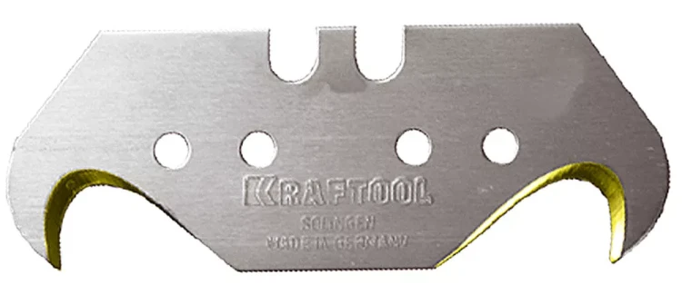 Лезвие KRAFTOOL"PRO" "SOLINGEN"сменное,для универс ножей,нитрид титана,многоур закалка,крюк типS24,18,7х50х0,50мм,5шт 09643-TIN-S5_z01 купить в Ижевске
