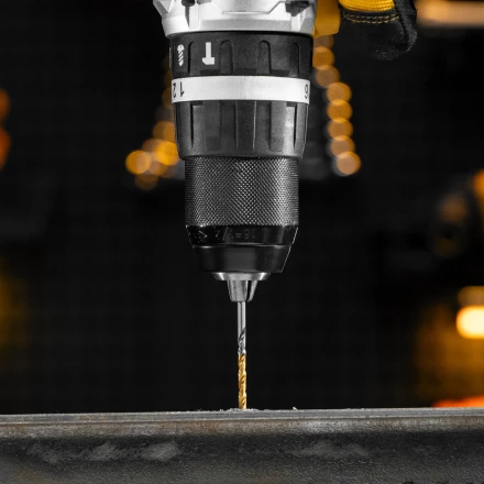 Набор сверл по металлу Denzel, 1-10 мм, Р6М5К8-TiN, Golden Tip, 10 шт 723005 купить в Ижевске