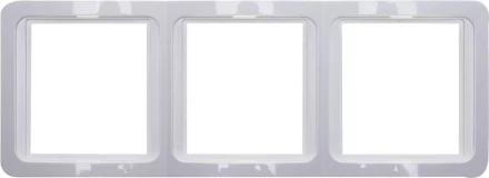 Панель СВЕТОЗАР "ГАММА" накладная, вертикальная, цвет светло-серый металлик, 2 гнезда SV-54147-SM купить в Ижевске