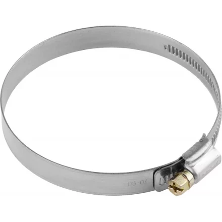 Хомуты ЗУБР &quot;ЭКСПЕРТ&quot;, нерж. сталь, накатная лента 12 мм, 35-50 мм, 100 шт 37822-35-50-100 купить в Ижевске