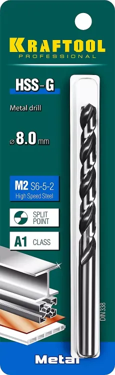 Сверла по металлу HSS-G 29651-8 купить в Ижевске