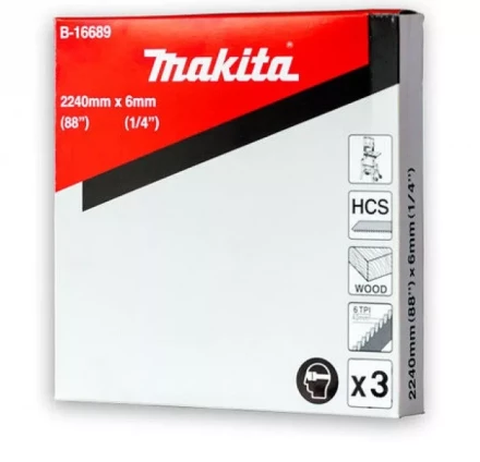 Набор полотен Makita B-16689 для ленточной пилы купить в Ижевске