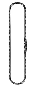 Строп канатный кольцевой СКК 2.5 т L=1 м  заплет купить в Ижевске