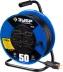 Удлинитель на катушке &quot;КГ 315&quot;, 50 м, 3700 Вт, 4 гнезда, IP44, КГ 3х1,5 кв мм, ЗУБР 55080-50 купить в Ижевске