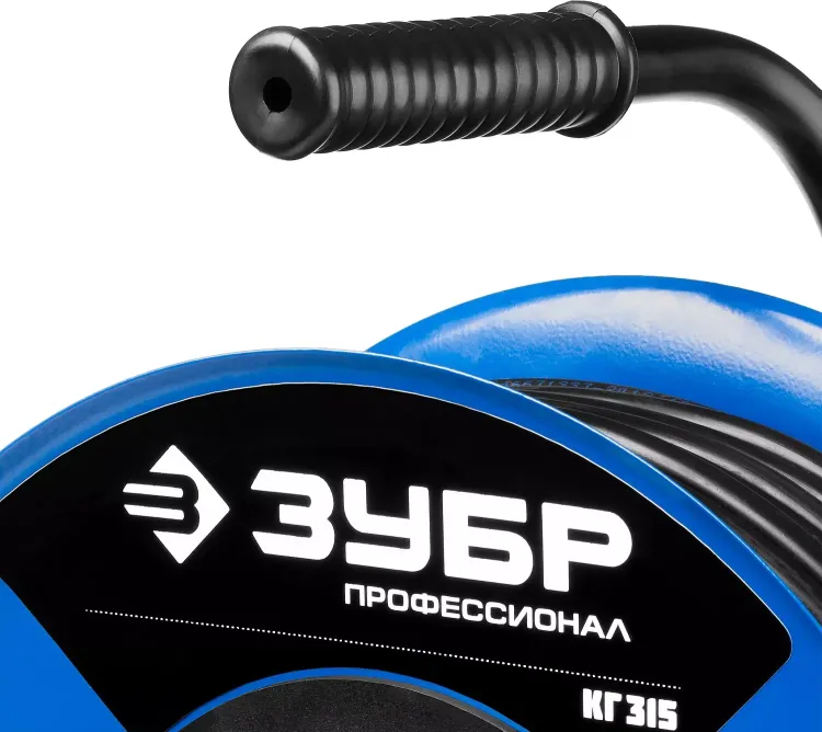 Удлинитель на катушке "КГ 315", 50 м, 3700 Вт, 4 гнезда, IP44, КГ 3х1,5 кв мм, ЗУБР 55080-50 купить в Ижевске