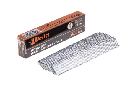 Гвозди для степлера WESTER 826-013 1 х 1.25 х 15 мм 2500 шт. купить в Ижевске