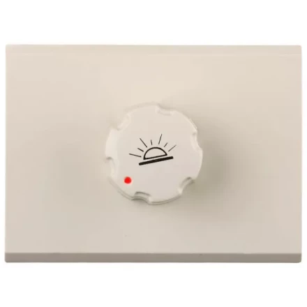 Диммер СВЕТОЗАР "ЭФФЕКТ" без вставки и рамки, цвет бежевый, 60-500Вт SV-54442-B купить в Ижевске