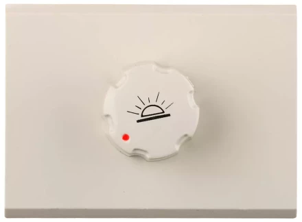 Диммер СВЕТОЗАР "ЭФФЕКТ" без вставки и рамки, цвет бежевый, 60-500Вт SV-54442-B купить в Ижевске