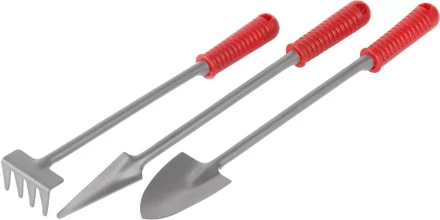 Набор GRINDA для ухода за комнатными растениями: Совок посадочный широкий, совок посадочный, грабельки, 3 предмета 8-422460-H3_z01 купить в Ижевске