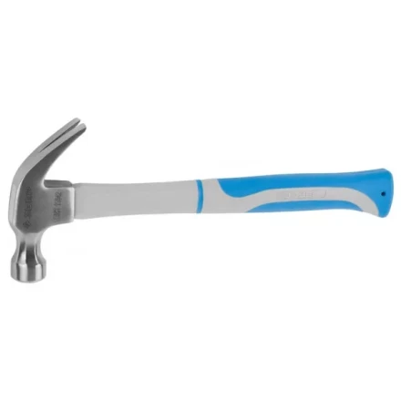 Молоток-гвоздодер ЗУБР с фиберглассовой двухкомпонентной рукояткой, 450гр 20265-450_z01 купить в Ижевске