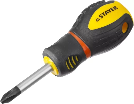 Отвертка STAYER &quot;PROFESSIONAL&quot; &quot;PROTech&quot;, двухкомп рукоятка, намагниченная, Cr-Mo, PH2x38мм 25132-2-38_z02 купить в Ижевске