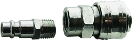 Набор переходников быстросъемное соединение резьбовое соед. 2 шт. внутр. диаметр 1/4&quot;  MATRIX 57016 купить в Ижевске
